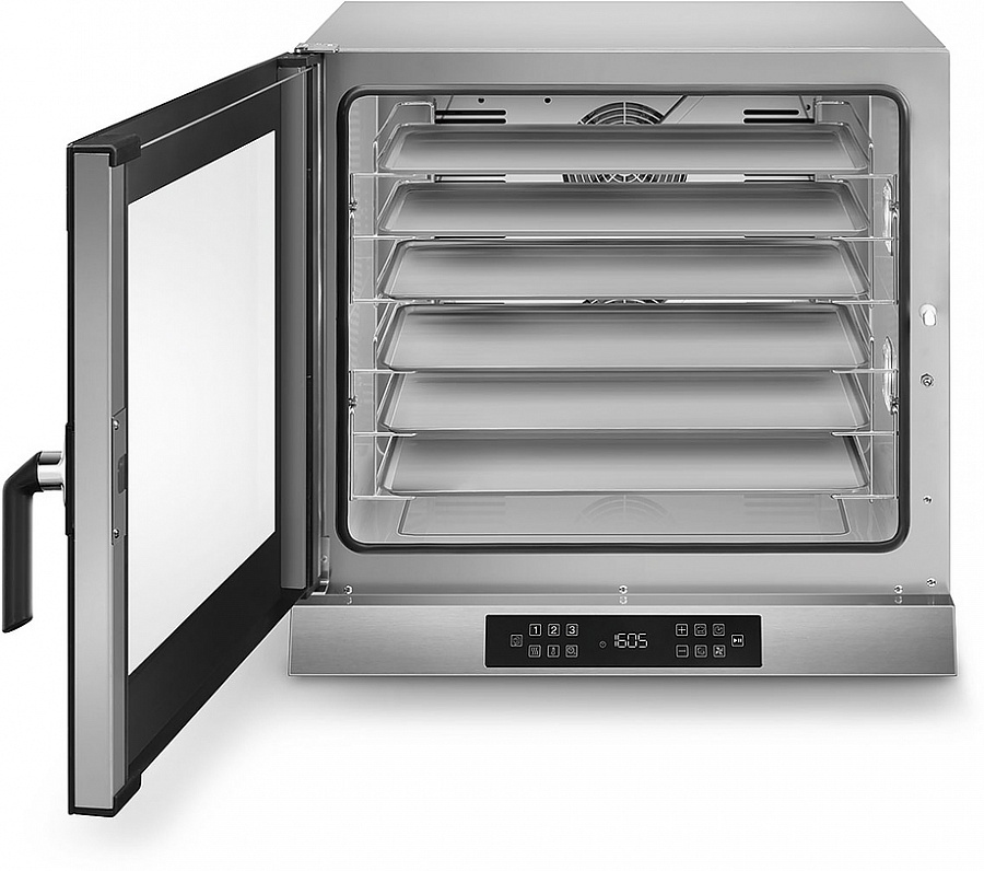 Печь конвекционная с вытяжным зонтом SMEG Professional ALFA625E1HDS+ K4610X