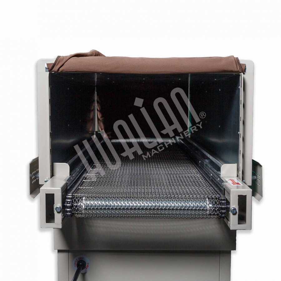 Термоусадочный тоннель Hualian BS-6535LA для PE пленки (сетчатый конвейер)